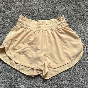 Lululemon Athletica Tan Athletic Shorts